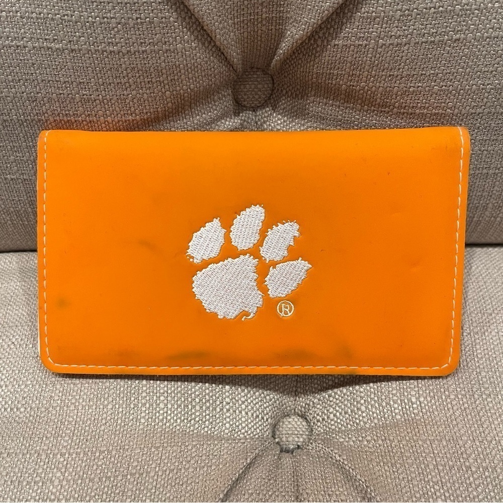 Alan Stuart NY Clemson Tigers Embroidered Folding Passport holder